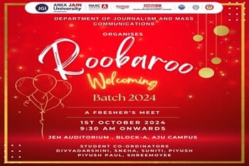 Roobaroo 2024 – A Freshers Meet