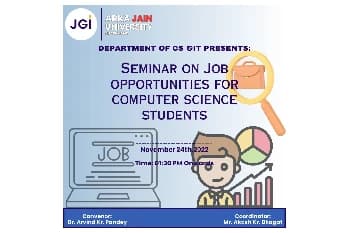 Session on Job Opportunities for Computer Science Students