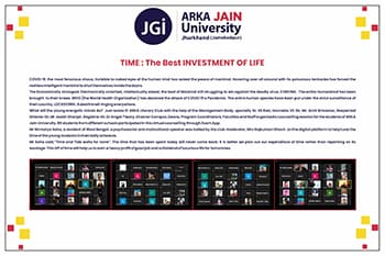 TIME- the best investment of life