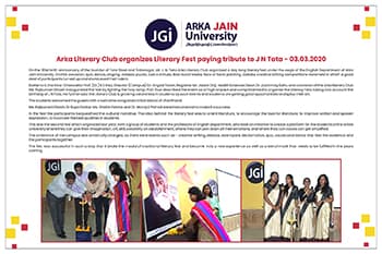 Tribute to JN Tata