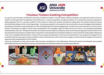 Tricolour Fireless Cooking Competition