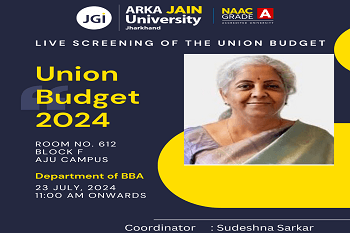 Union Budget 2024- Live Screening