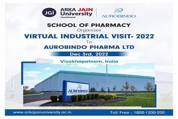 Virtual Industrial Visit 2022 To Aurobindo Pharma