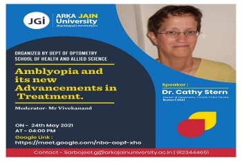 Webinar On Amblyopia And Its New Advancements In Treatment