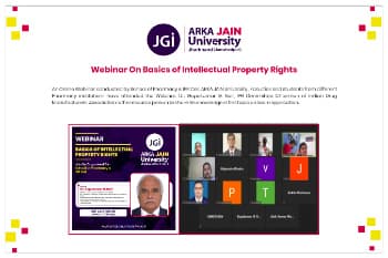 Webinar on Basics of Intellectual Property Right