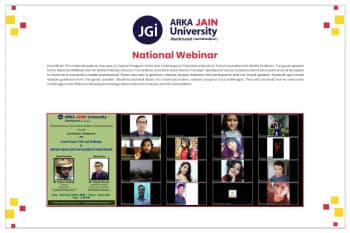Webinar on Career Prospect Perks and Challenges in Television Industry & Travel Journalism for Media Students