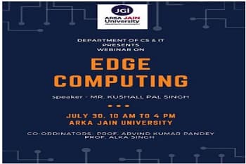 Webinar on Edge Computing