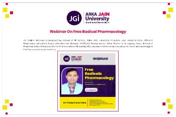 Webinar on Free Radical Pharmacology