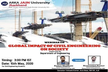 Webinar on “Global Impact of Civil Engineering in Society”