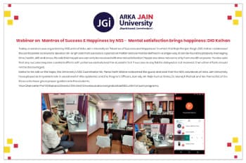Webinar on Mantras of Success & Happiness