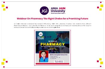 Webinar on Pharmacy the Right Choice for a promising future