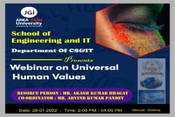 Webinar on Universal Human Values