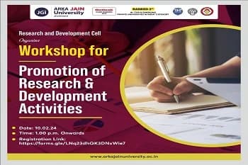 Workshop for Promotion of Research & Development Activities
