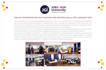 Workshop on Case Teaching and Writing
