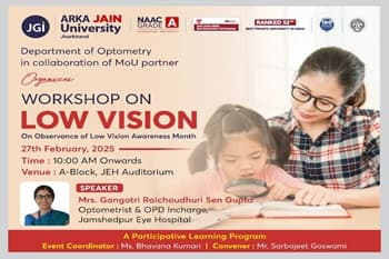 Workshop on Low Vision