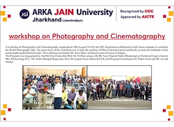 Workshop on Photography and Cinematography
