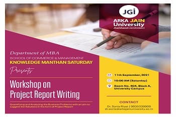 Workshop on Project Report Writing