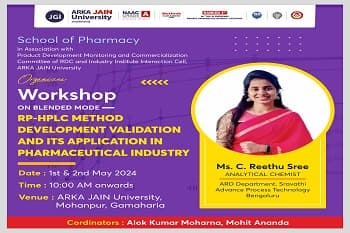 Workshop on RP-HPLC Method Development Validation and Its Application in Pharmaceutical Industry.
