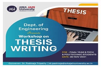 Workshop on Thesis Writing