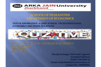 A Quiz Session On International Economics And Trade Relations