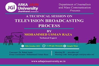 A Technical Session on Television Broadcasting Process