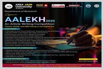 Aalekh 2025: An Article Writing Competition