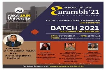 Aarambh 2021 School Of Law