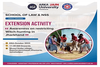 Awareness on Restricting Witch-Hunting in Jharkhand