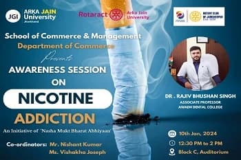 Awareness Session on Nicotine Addiction
