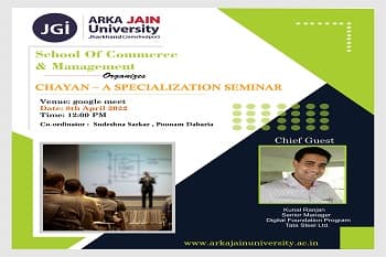 Chayan-A Specialization Seminar