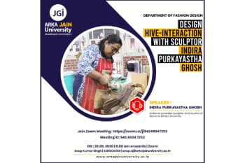 Design Hive – Interaction with National Awardee Sculptor Indira Purkayastha Ghosh