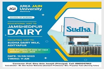 Educational Visit to Jamshedpur Sudha Dairy