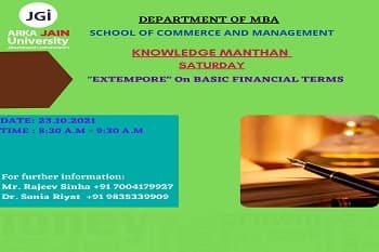 Extempore On Basic Financial Terms