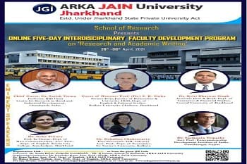 Five Day Interdisciplinary Faculty Development Program on ‘Research & Academic Writing