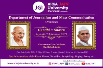Gandhi & Shastri Jayanti Celebration