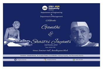 Gandhi & Shastri Jayanti