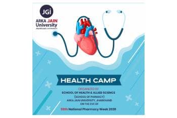 Health Camp Organized by School of Health and Allied Science