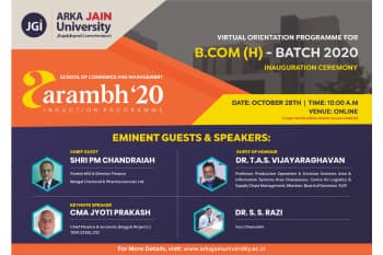 Induction & Orientation Program – B.Com – H (SCOM)
