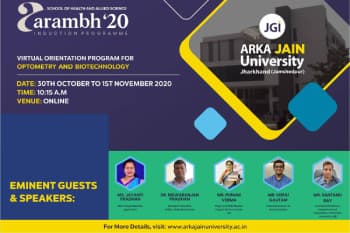 Induction & Orientation Program – B.Optom & B.Sc Biotech