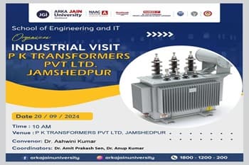 Industrial Visit P K Transformers PVT. Ltd. Jamshedpur.