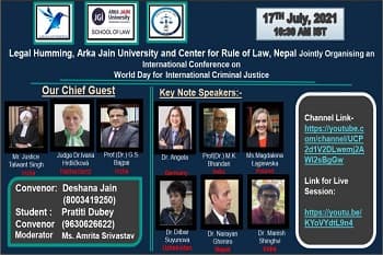 International Conference on World Day for International Criminal Justice