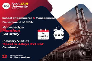 KMS : Industry Visit at Spectra Alloy Pvt Ltd Gamharia