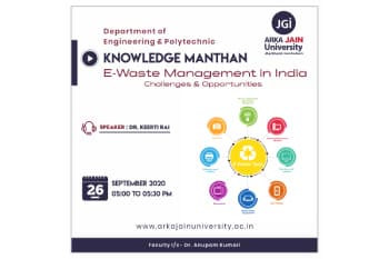Knowledge Manthan – E-Waste Management in India