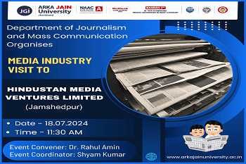 Media Industry Visit to Hindustan Media Ventures Limited