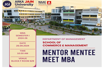 Mentor Mentee Meet MBA Sem I