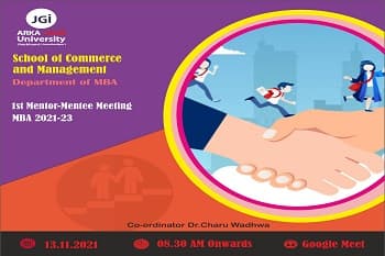 Mentor-Mentee Meeting MBA 2021-23