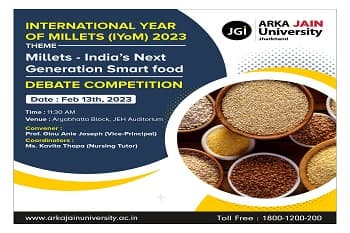 Millets – india’s Next Generation Smart Food Debate Competition