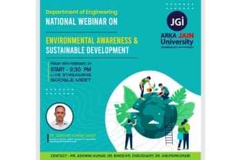 National Webinar On Environmental Awareness & Sustainable Development.