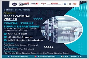 Observational Visit to Central Sterile Supply Department