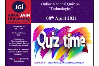 Online National Quiz On “Technologies”
